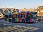 facelift-2-tuerer/849369/vhh-1023-mb-citaro-facelift-mit VHH 1023, MB Citaro Facelift mit der Werbung : Graffiti-Bus, Eine Stadt wird Bunt (POP) als 332 nach Bitte nicht Einsteigen (Bf. Bergedorf) 11.06.2023